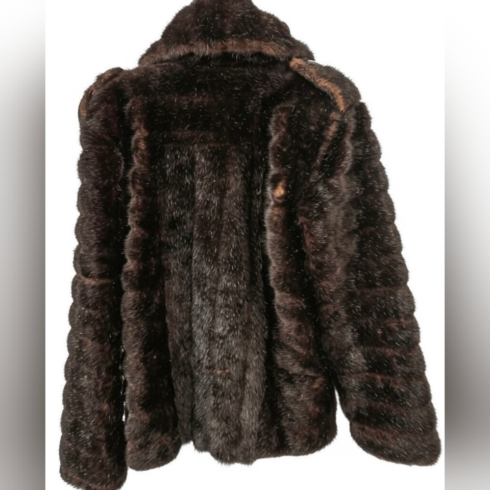 Chic Double-Breasted Brown Teddy Jacket - image 3